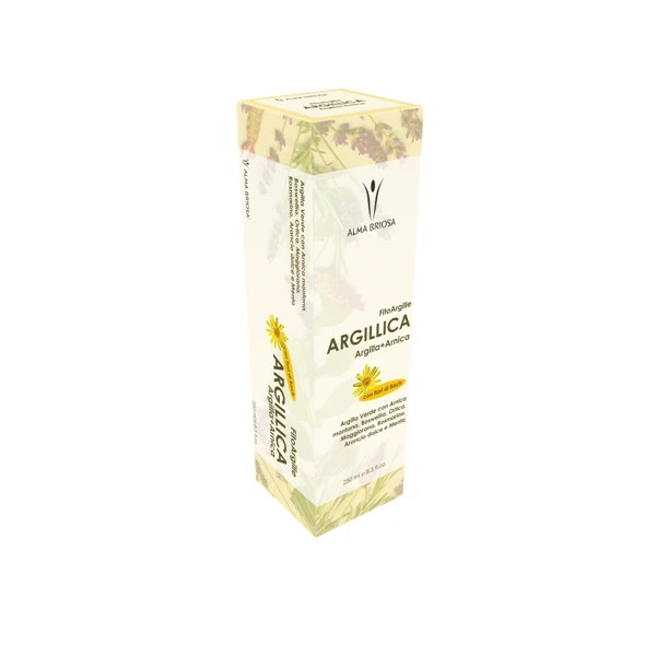 Alma Briosa Fito Argilla Argillica: Impacco Di Argilla Verde E Arnica Ml. 250 1 Alma Briosa Fito Argilla Argillica: Impacco Di Argilla Verde E Arnica Ml. 250