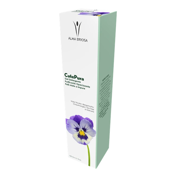Alma Briosa Gel Detergente Viso Purificante Opacizzante Cute Pura Ml. 150 1 Alma Briosa Gel Detergente Viso Purificante Opacizzante Cute Pura Ml. 150