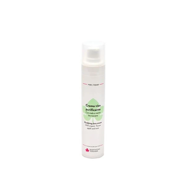 Biofficina Toscana Crema Viso Purificante Ml. 50 Con Mela E Menta Bio Toscane 1 Biofficina Toscana Crema Viso Purificante Ml. 50 Con Mela E Menta Bio Toscane