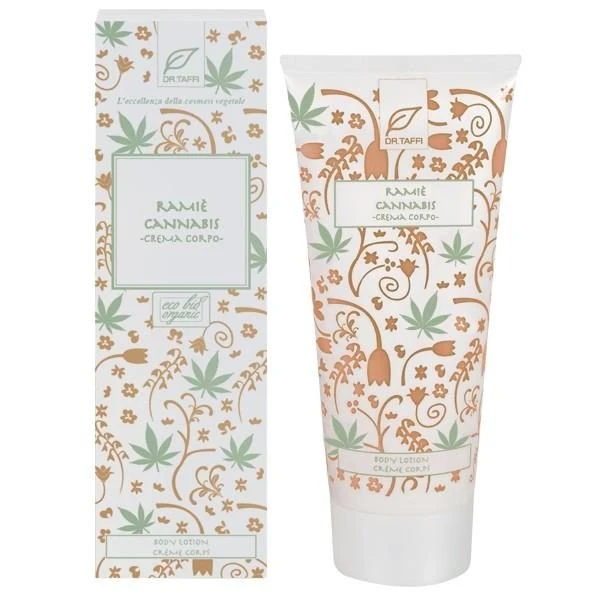 Dr. Taffi Crema Corpo Ramiè Cannabis Ml. 200 1 Dr. Taffi Crema Corpo Ramiè Cannabis Ml. 200