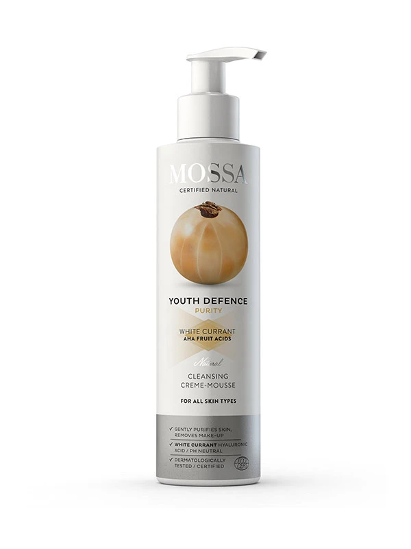 Mossa Crema Mousse Detergente Viso Ml. 190 Con Ribes Bianco 1 Mossa Crema Mousse Detergente Viso Ml. 190 Con Ribes Bianco