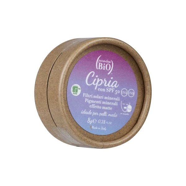 Parentesi Bio Cipria In Polvere Per Pelli Medie SPF50 Gr. 8 1 Parentesi Bio Cipria In Polvere Per Pelli Medie SPF50 Gr. 8
