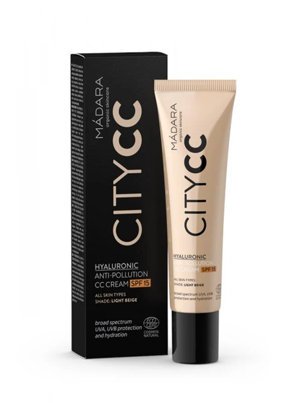 Madara Hyaluronic Anti-pollution CC Cream Spf 15 Col. Light Ml. 40 2 Madara Hyaluronic Anti-pollution CC Cream Spf 15 Col. Light Ml. 40 - immagine 2