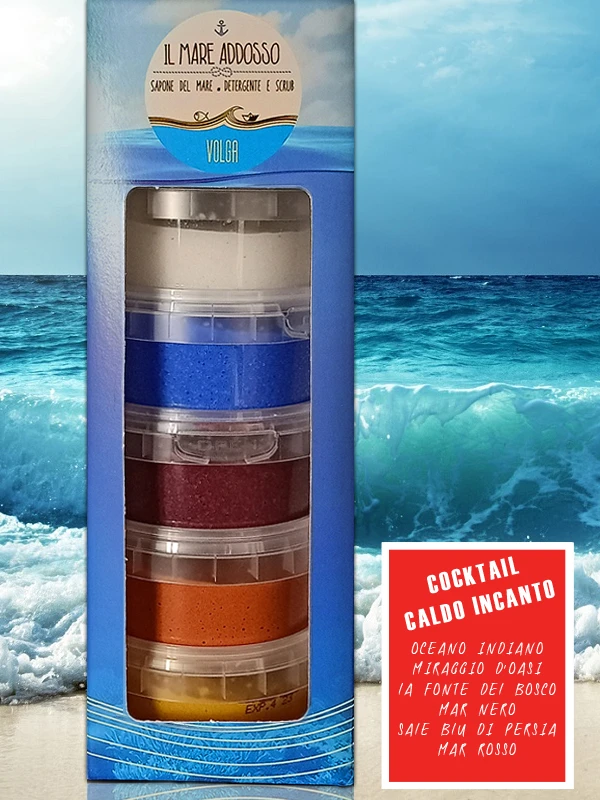 Volga Cosmetici “Il Mare Addosso” Kit Da 6 Scrub Gr. 90 – Cocktail Caldo Incanto 1 Volga Cosmetici “Il Mare Addosso” Kit Da 6 Scrub Gr. 90 – Cocktail Caldo Incanto