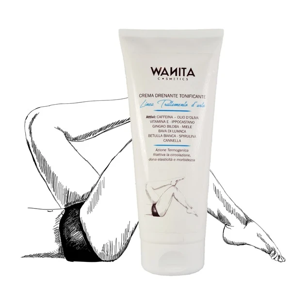 Wanita Crema Drenante Tonificante – Trattamento D’urto Ml. 200 1 Wanita Crema Drenante Tonificante – Trattamento D’urto Ml. 200