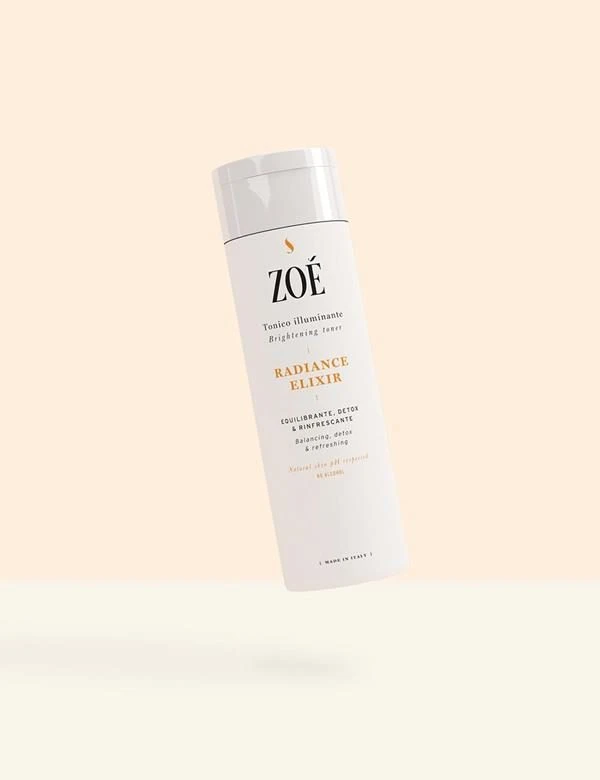 Zoè Cosmetics Radiance Elixir Tonico Illuminante Equilibrante, Detox E Senza Alcool Ml. 250 1 Zoè Cosmetics Radiance Elixir Tonico Illuminante Equilibrante, Detox E Senza Alcool Ml. 250